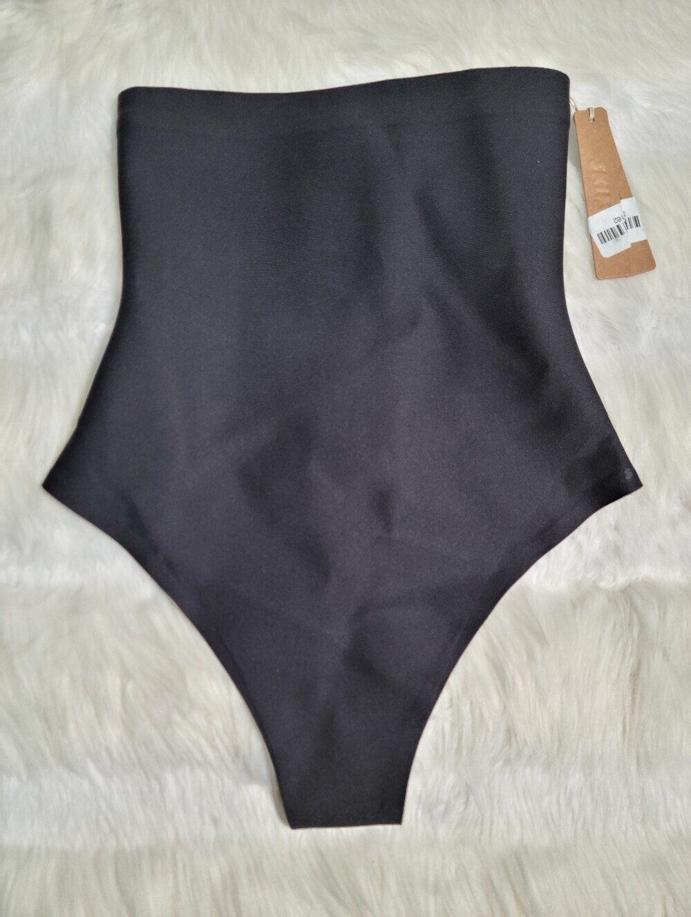 SKIMS Body Core Sculpt High Waisted Thong Black Onyx Women XL NEW
